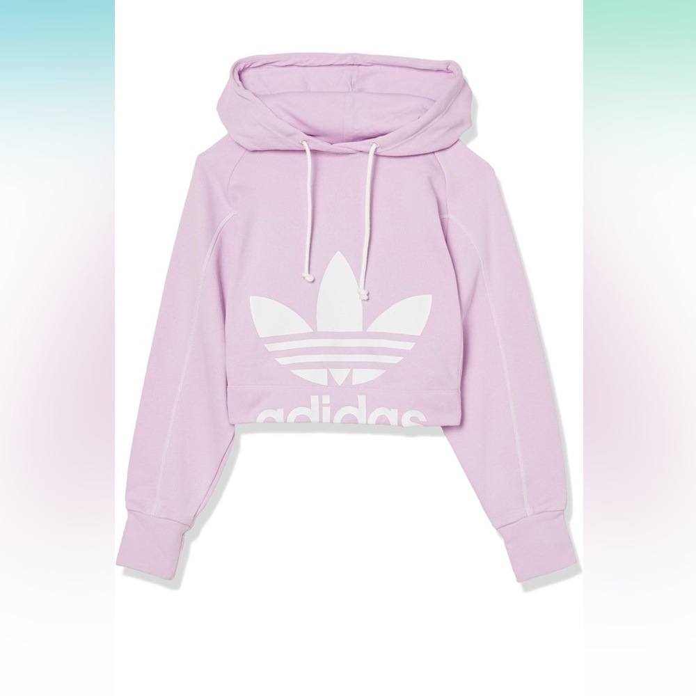 Adidas women’s cropped athletic hoodie